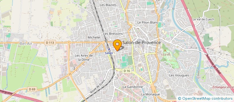 localisation de l'entreprise CFA DE SALON DE PROVENCE  SALON-DE-PROVENCE