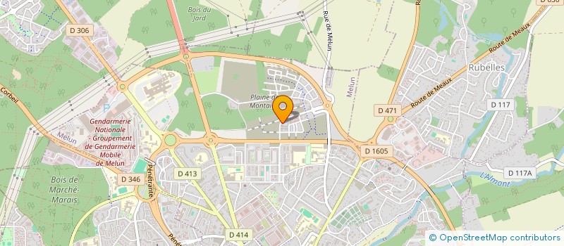 localisation de l'entreprise CFA EPA  MELUN