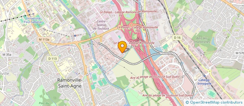 localisation de l'entreprise CFA GRAND SUD  RAMONVILLE-SAINT-AGNE