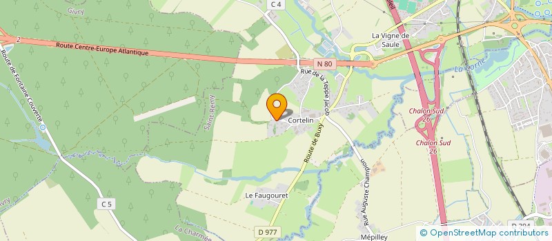 localisation de l'entreprise CFA IMMO  SAINT-REMY