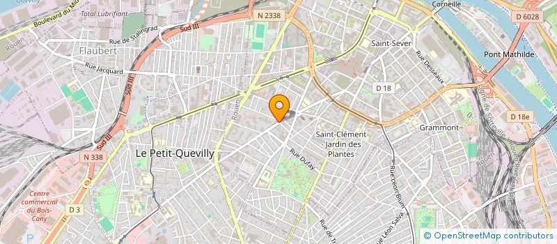 localisation de l'entreprise CFA LUVAL à ROUEN