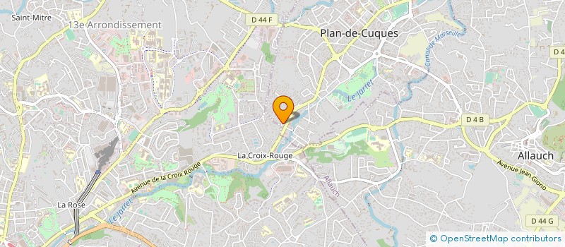 localisation de l'entreprise CFA MARSEILLE à LA PENNE-SUR-HUVEAUNE