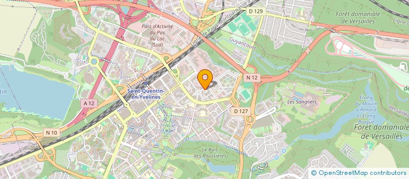 localisation de l'entreprise CFA MCDONALD'S  GUYANCOURT