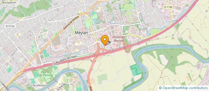 localisation de l'entreprise CFA NEXT à MEYLAN