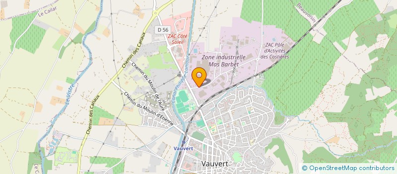 localisation de l'entreprise CFA PETITE CAMARGUE à LE CRES