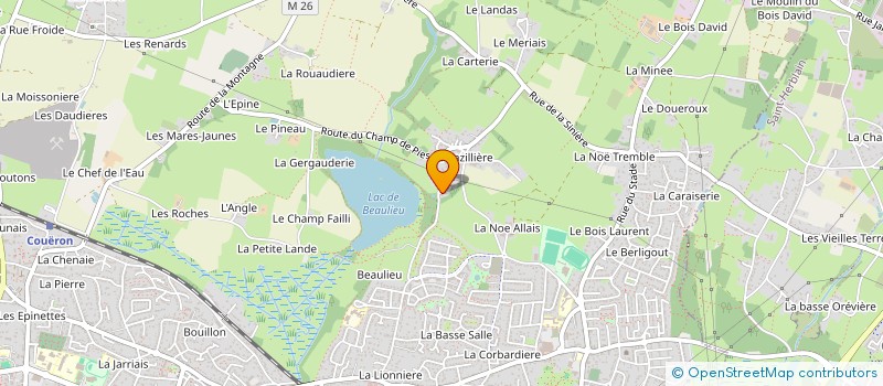 localisation de l'entreprise CFA SOCIETE à COUERON