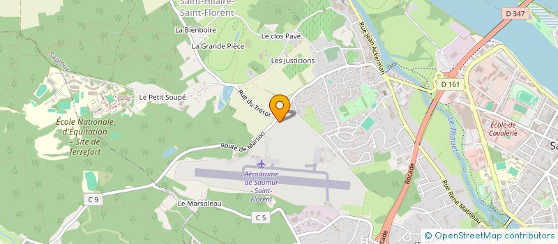 localisation de l'entreprise CFABULEUX  SAUMUR