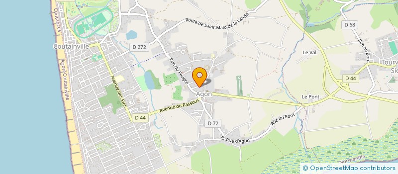 localisation de l'entreprise CFAC CHEVAL EN FETE D'AGON COUTAINVILLE  AGON-COUTAINVILLE