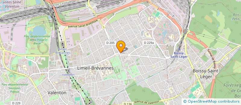 localisation de l'entreprise CFAC LIMEIL BREVANNES  LIMEIL-BREVANNES