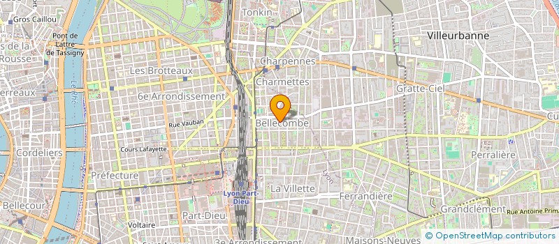 localisation de l'entreprise CFACTUEL à LYON