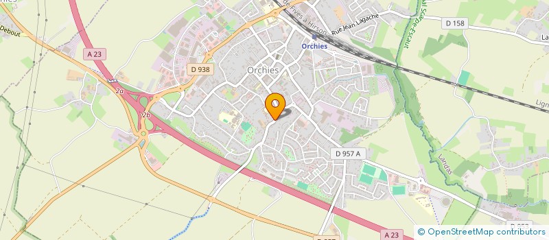 localisation de l'entreprise CFAD2  ORCHIES