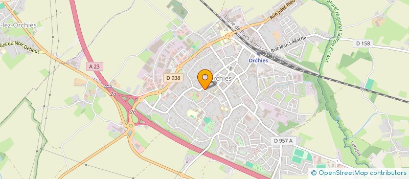 localisation de l'entreprise CFAD3  ORCHIES