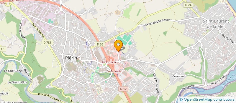 localisation de l'entreprise CFAI DIAFOR à PLERIN
