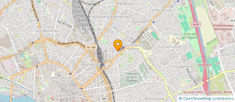 localisation de l'entreprise CFAM à TOULOUSE