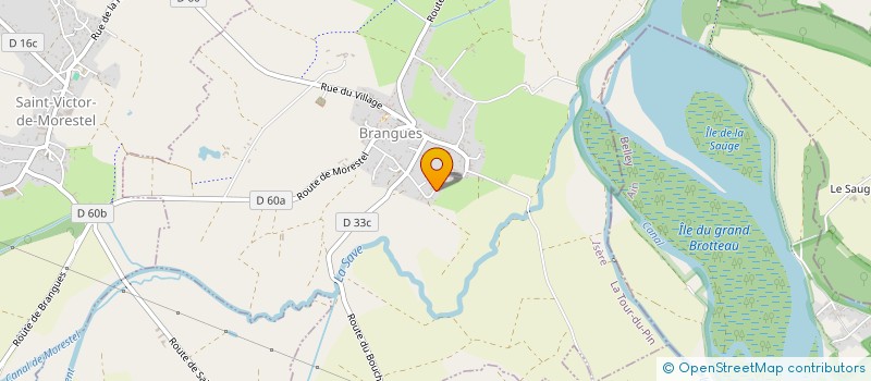 localisation de l'entreprise CFAP  BRANGUES