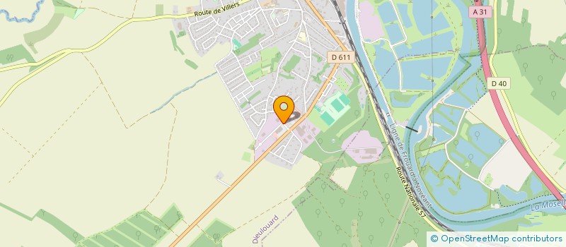 localisation de l'entreprise CFAR  DIEULOUARD