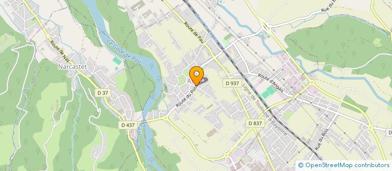 localisation de l'entreprise CFATBE - CENTRE DE FORMATION AUX TECHNIQUES DE BIEN-ETRE  ASSAT