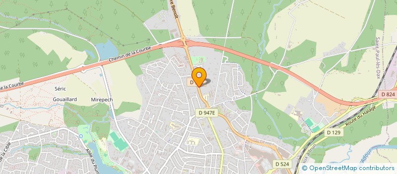 localisation de l'entreprise CFB à SAINT-PAUL-LES-DAX