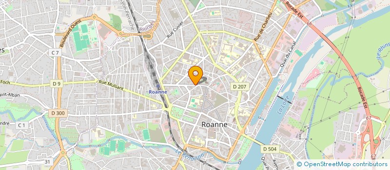 localisation de l'entreprise CFB CONSEIL à ROANNE