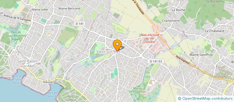 localisation de l'entreprise CFB IMMO  VAUX-SUR-MER