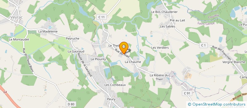 localisation de l'entreprise CFB IMMOBILIER  SAINT-GENCE