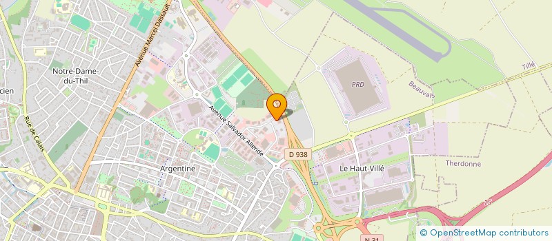 localisation de l'entreprise CFB SOLUTIONS-CUSTOM FACTORY BEAUVAIS  BEAUVAIS