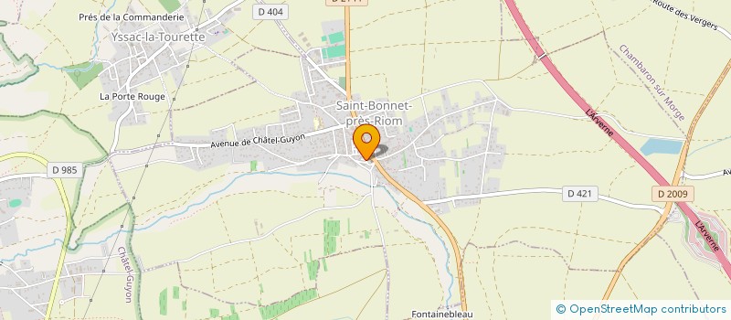 localisation de l'entreprise CFB THIERS  SAINT-BONNET-PRES-RIOM