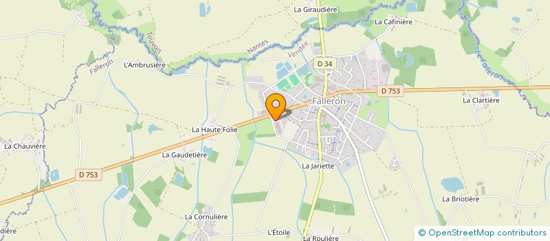 localisation de l'entreprise CFBC  FALLERON