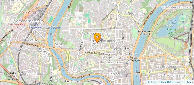 localisation de l'entreprise CFBD 89  LYON