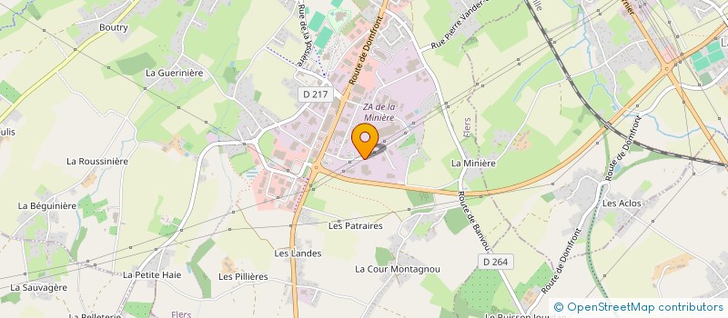 localisation de l'entreprise CFBL PRO à FLERS