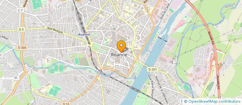 localisation de l'entreprise CFBP à ROANNE