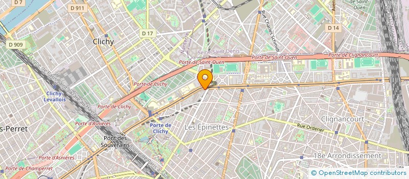 localisation de l'entreprise CFC  PARIS