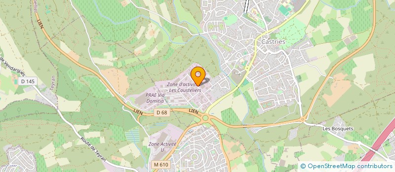 localisation de l'entreprise CFC  CASTRIES