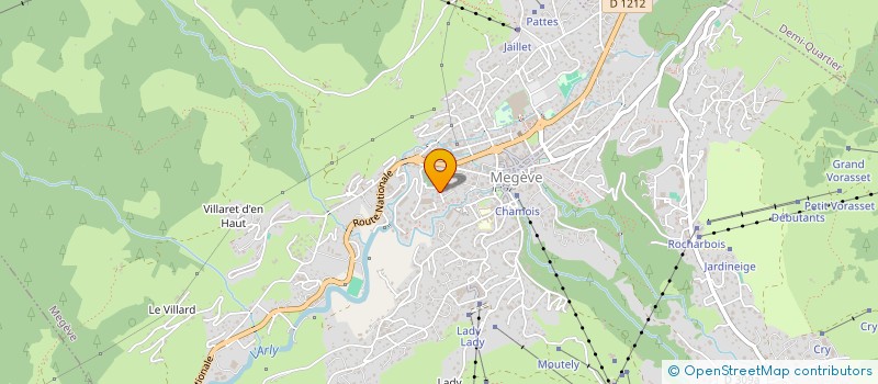 localisation de l'entreprise CFC  MEGEVE