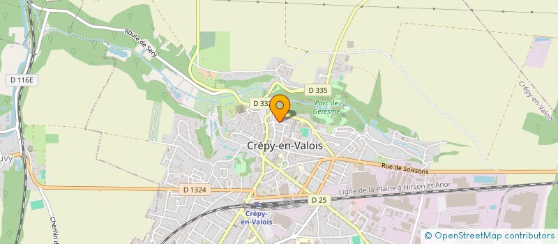 localisation de l'entreprise CFC  CREPY-EN-VALOIS