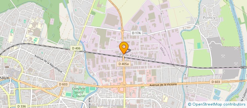 localisation de l'entreprise CFC à MEAUX