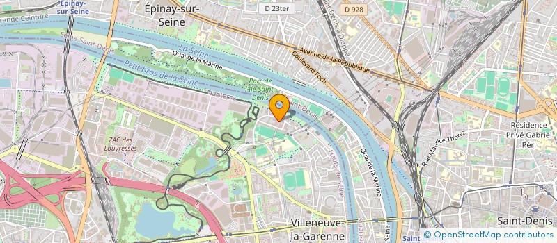 localisation de l'entreprise CFC  VILLENEUVE-LA-GARENNE