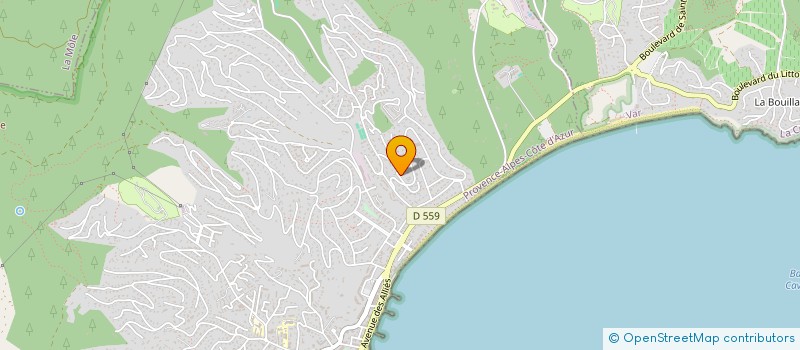 localisation de l'entreprise CFC à CAVALAIRE-SUR-MER