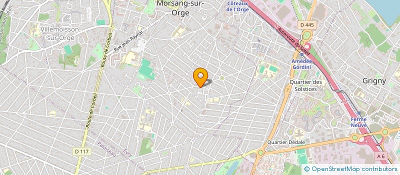 localisation de l'entreprise CFC à MORSANG-SUR-ORGE