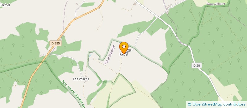 localisation de l'entreprise CFC  SIGNY-L'ABBAYE