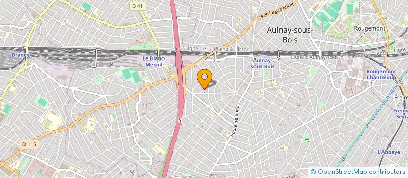 localisation de l'entreprise CFC&B à AULNAY-SOUS-BOIS