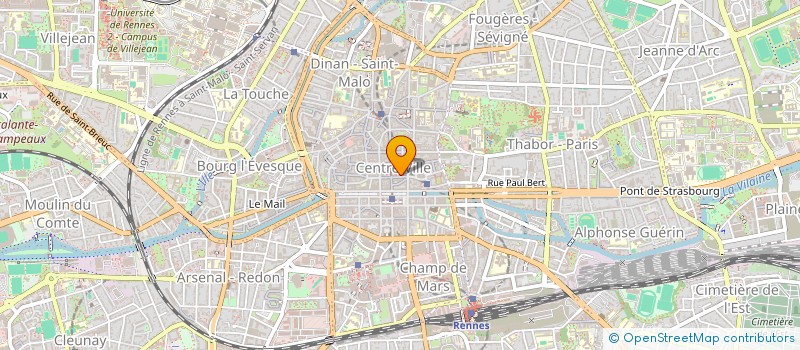 localisation de l'entreprise CFC BRETAGNE  RENNES