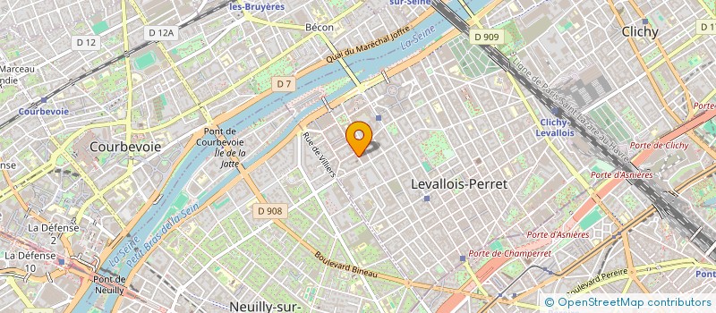 localisation de l'entreprise CFC ET RP à LEVALLOIS-PERRET