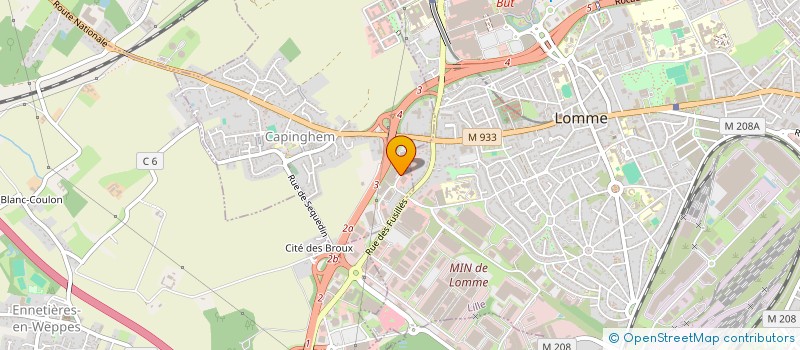 localisation de l'entreprise CFC EXPANSION à LILLE