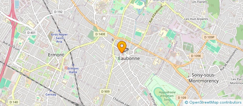 localisation de l'entreprise CFC FINANCES à EAUBONNE