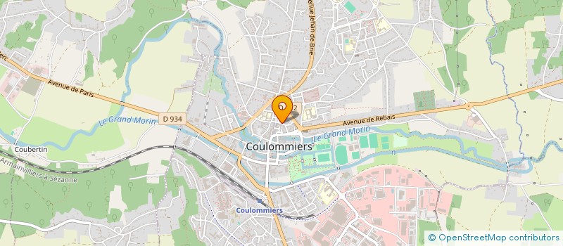localisation de l'entreprise CFC IMMO à COULOMMIERS
