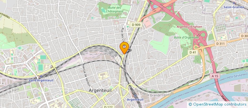 localisation de l'entreprise CFC-PEINTURE  ARGENTEUIL