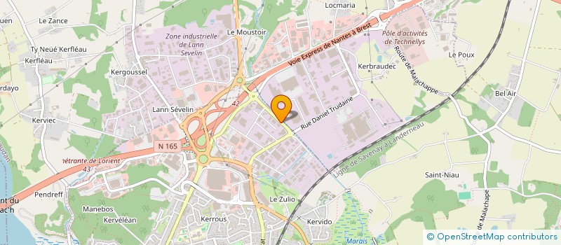 localisation de l'entreprise CFC PMH  LANESTER