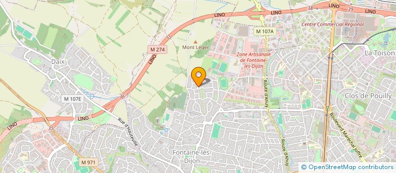 localisation de l'entreprise CFC RECRUTEMENT  FONTAINE-LES-DIJON