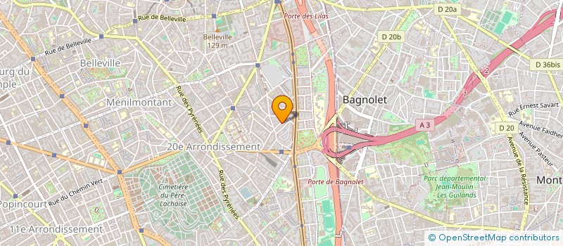 localisation de l'entreprise CFC S@NTE  PARIS